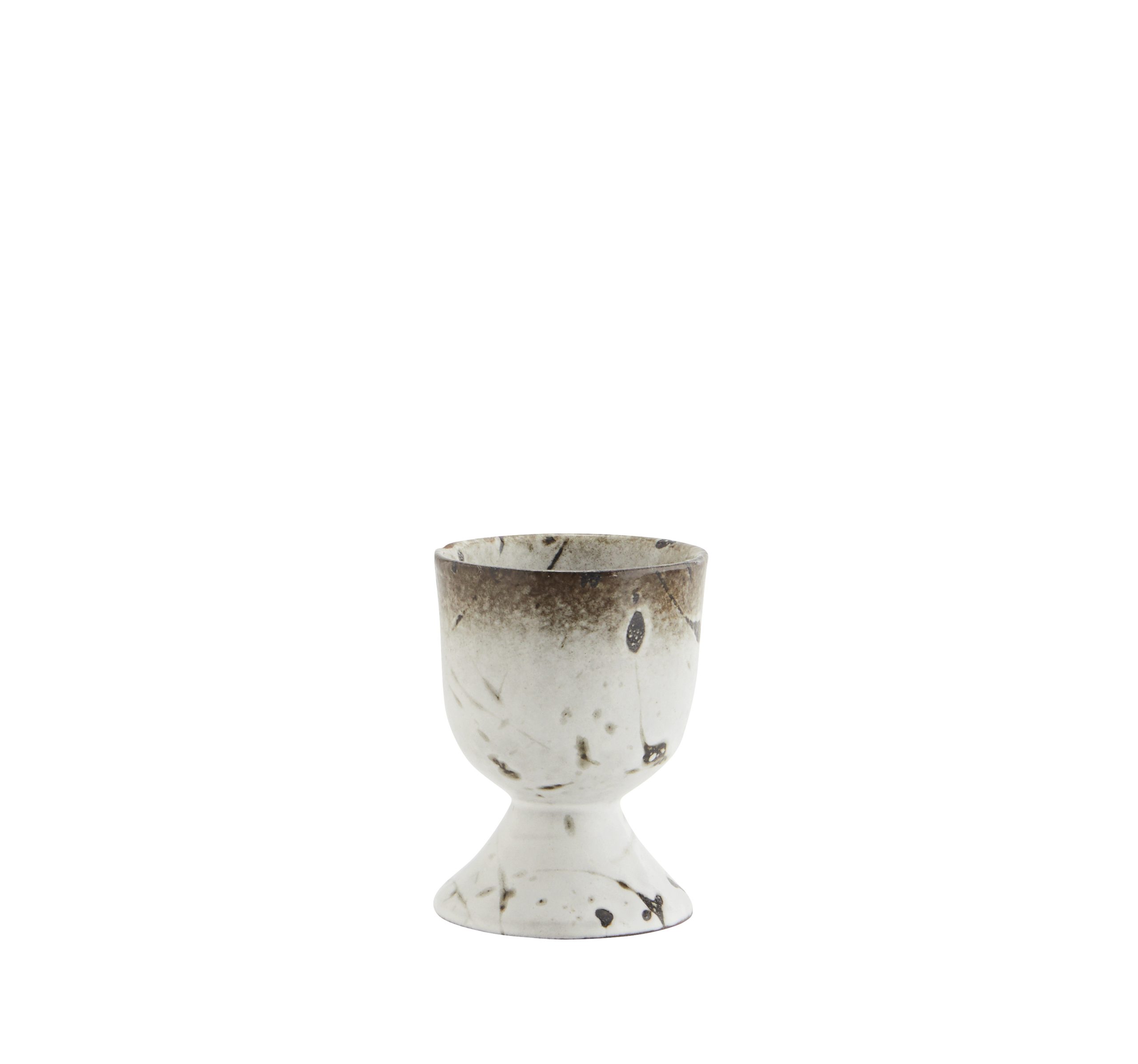 Coquetier moucheté en grès – Image 3