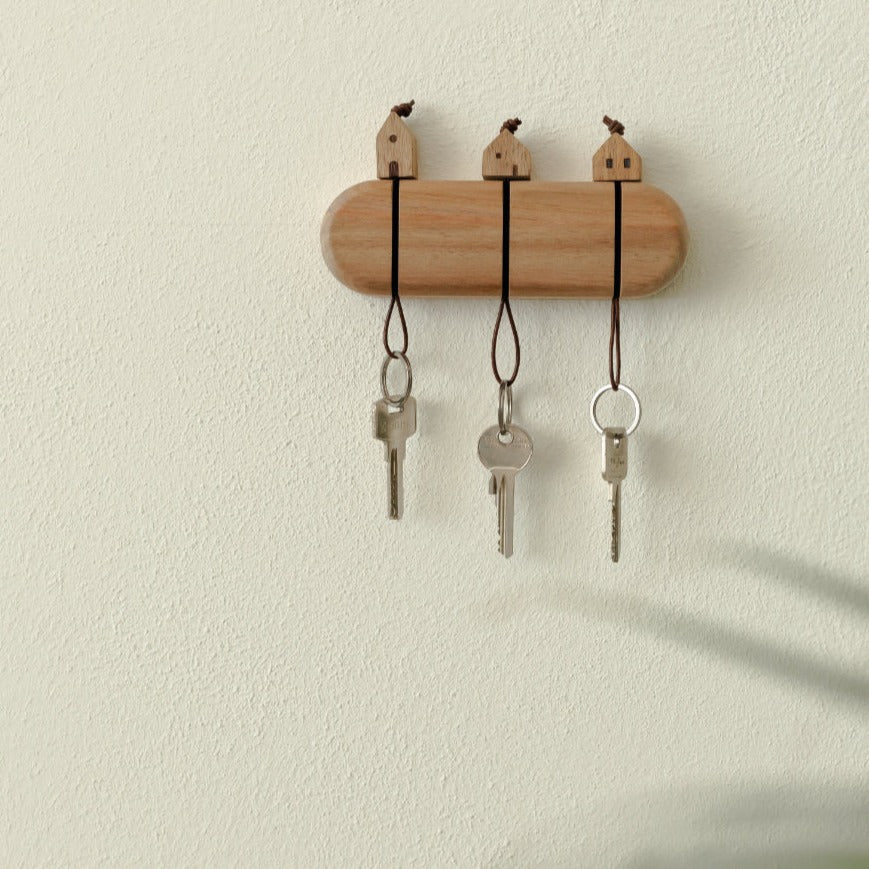 Porte-clefs mural en bois – Image 3